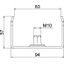 MAH 60 100 FS Centre suspension for cable tray B100mm thumbnail 2