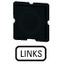 Button plate for push-button, Inscription: LINKS, 25 x 25 thumbnail 1