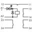 Relay module Nominal input voltage: 24 VDC 3 break contacts and 1 make thumbnail 3