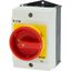 Main switch, P1, 32 A, surface mounting, 3 pole, Emergency switching off function, With red rotary handle and yellow locking ring thumbnail 30