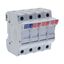 Fuse-holder, LV, 30 A, AC 600 V, 10 x 38 mm, 3P+N, UL, IEC, DIN rail mount thumbnail 51