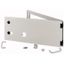 Opening metal front plate for drawer, ventilated, IP31, H=225mm, grey thumbnail 1