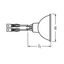 Halogen lamps with reflector OSRAM 64339 A 112.50W 3300K 20x1 connector: female thumbnail 2