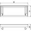 PLM EP 0410 RW End piece with fire protection mesh 105x20x41 thumbnail 2