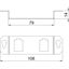 MTGE2F 2B Mounting plate for GE2F with 2x hole pattern Type B thumbnail 2