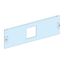 FRONT PLATE WITH 1 CUT-OUT 96x96METERING DEV/P-BUTTON WIDTH 600/650 3M thumbnail 1