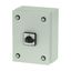 On-Off switch, P1, 40 A, 3 pole, surface mounting, with black thumb grip and front plate, in steel enclosure thumbnail 6