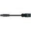 pre-assembled adapter cable B2ca Socket/plug MIDI black thumbnail 1