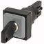 Control head with key, three-position, 25 x 25 mm, with/without lock, 45°, black Q25S3R-A4 (072382) thumbnail 1