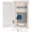 Hollow wall compact distribution board, multimedia, 3-rows, super-slim sheet steel door thumbnail 8
