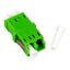 FO Coupler LC/APC-Duplex,Plastic,Singlemode,zir,w/o fl,gnECO thumbnail 1