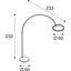 ONE BOW FL, Free-standing lamp black 20W 1200/1200lm 2700/3000K CRI90 140° thumbnail 2