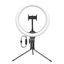 Tripod - Holder for Selfies with 10" LED Ring Light thumbnail 1