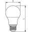 CorePro Plastic LEDbulbs -  LED-lamp/Multi-LED -  Power Consumption: 8 W -  Energy Efficiency Class: F -  Correlated Color Temperature (Nom): 3000 K thumbnail 2