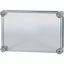 Cap, transparent smoky gray, lockable, HxWxD=250x375x25mm thumbnail 3