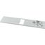 Front cover, +mounting kit, for PKZ4, horizontal, 3p, HxW=100x600mm, grey thumbnail 6