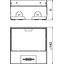 UDHOME-ONE GV15N Floor socket with NF socket 140x140x75 thumbnail 2