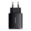 Wall Quick Charger 30W 2xUSB + USB-C QC3.0 PD3.0, Black thumbnail 2