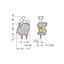 Stackable PCB terminal block push-button 2.5 mm² gray thumbnail 5