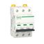 Miniature circuit-breaker, Acti9 iC60H, 3P, 25 A, D curve, 10000 A (IEC 60898-1), 15 kA (IEC 60947-2) thumbnail 4