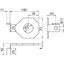 Connection bracket IF1 angled bore diameter d1 33 mm thumbnail 2