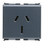 SOCKET-OUTLET STANDARD AUSTRALIANO 250V ac - 2P+E 10A - 2 MODULES - PLAYBUS thumbnail 1