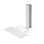 Mini column direct clipping 4 compartments 0.68m white thumbnail 2