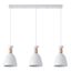 Cloe Linear Pendant Lamp 3xE27 White thumbnail 1