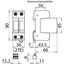 Surge arrester Type 2 DEHNguard M H for single-phase TT and TN systems thumbnail 2