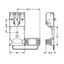 Strain relief plate for 294 Series for single strands white thumbnail 4