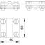 253 8-10 V4A Cross-connectors round/round no separator plate 60x60 thumbnail 2