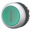 Illuminated pushbutton actuator, RMQ-Titan, Flush, maintained, green, inscribed, Bezel: titanium thumbnail 8