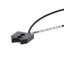 Fiber optic sensor head, limited reflective, top-view, 2 m cable thumbnail 1