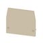 End plate (terminals), 22.5 mm x 1.5 mm, beige thumbnail 2