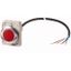 Indicator light, Flat, Cable (black) with non-terminated end, 4 pole, 1 m, Lens Red, LED Red, 24 V AC/DC thumbnail 1