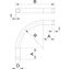 SBNM16 G Conduit threaded bend with threaded coupler M16x1,5 thumbnail 2