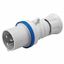 STRAIGHT PLUG HP - IP44/IP54 - 2P+E 32A 200-250V 50/60HZ - BLUE - 6H - SCREW WIRING thumbnail 2