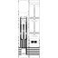 KA4326 Measurement and metering transformer board, Field width: 2, Rows: 0, 1350 mm x 500 mm x 160 mm, IP2XC thumbnail 5