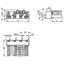 Socket for PCBs straight 4-pole gray thumbnail 4