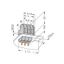 Feedthrough terminal block Conductor/solder/crimp quick disconnect ter thumbnail 3