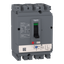 circuit breaker EasyPact CVS160F, 36 kA at 415 VAC, 100 A rating magnetic MA trip unit, 3P 3d thumbnail 4