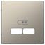System Design central plate USB charger nickel metalic thumbnail 3