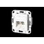 E-DAT C6A 2 Port flush mounted trunking installation pure white thumbnail 2