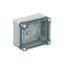 ABS box IP66 IK07 RAL7035 Int.H325W275D160 Ext.H341W291D168 Transp.cover H60 thumbnail 1