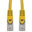 Patchcord RJ45 shielded, Cat.6, PVC, yellow, 0.5m thumbnail 2