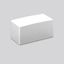 Replacement cover, plastic glass L 241 B 125 H 124 colour: white thumbnail 1