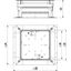 UZD 165220 250-3 Junction and branch box for screed height 165-220mm 410x367x165 thumbnail 2