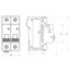 Miniature Circuit Breaker (MCB) AMPARO 10kA, B 50A, 2-pole thumbnail 10