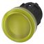 Indicator light, 22 mm, round, plastic, yellow, lens, smooth, with 3SU1001-6AA30-0AA0-Z Y11 thumbnail 2