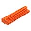 THT female header angled Pin spacing 5.08 mm orange thumbnail 1